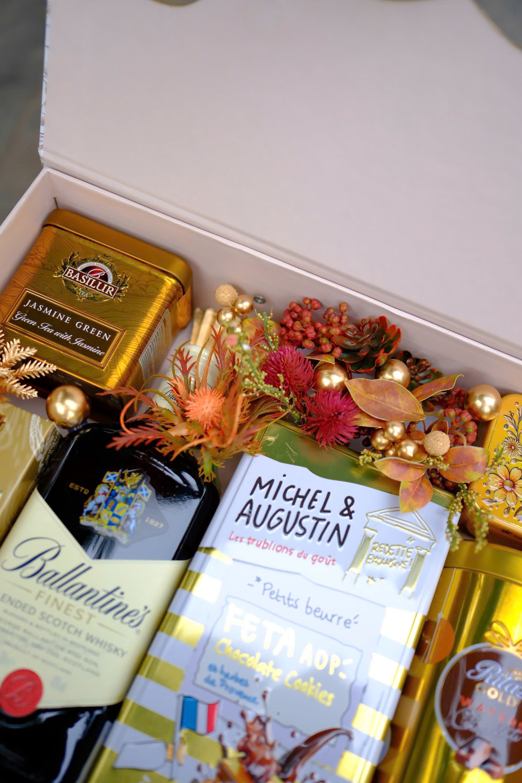 Hộp quà Tết hộp gấm DH1350