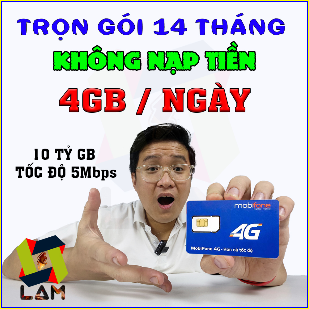 Thông tin gói cước 21G12 và Cách đăng ký - 4GB/ngày trọn gói 14 Tháng. Hết 4GB hạ băng thông