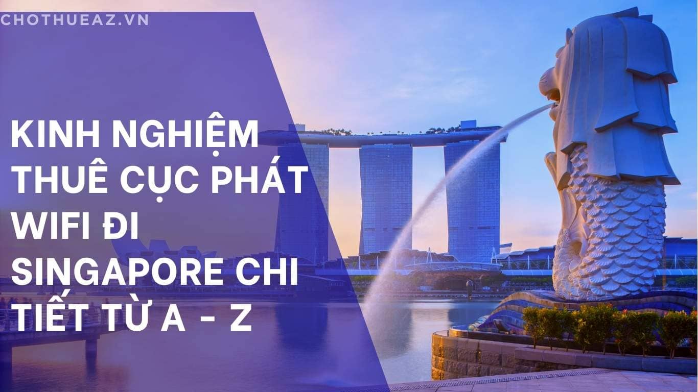 Kinh Nghiệm Thuê Cục Phát Wifi Đi Singapore Chi Tiết Từ A - Z