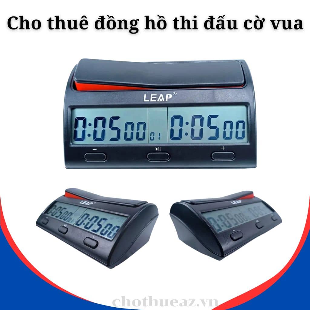 Cho thuê bộ cờ vua gỗ nam châm và đồng hồ thi đấu tại Hà Nội, Hải Phòng, Đà Nẵng, TP Hồ Chí Minh