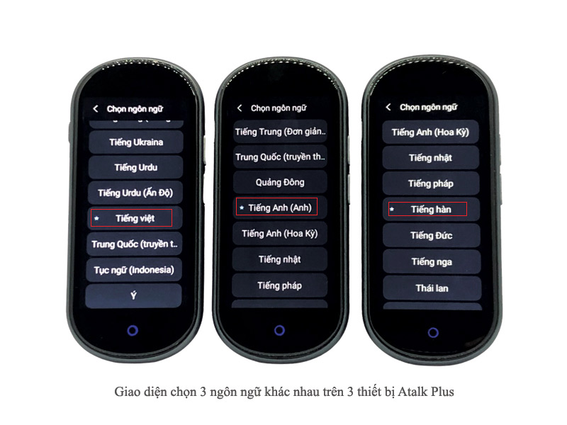 Cho thuê máy phiên dịch cầm tay 4 