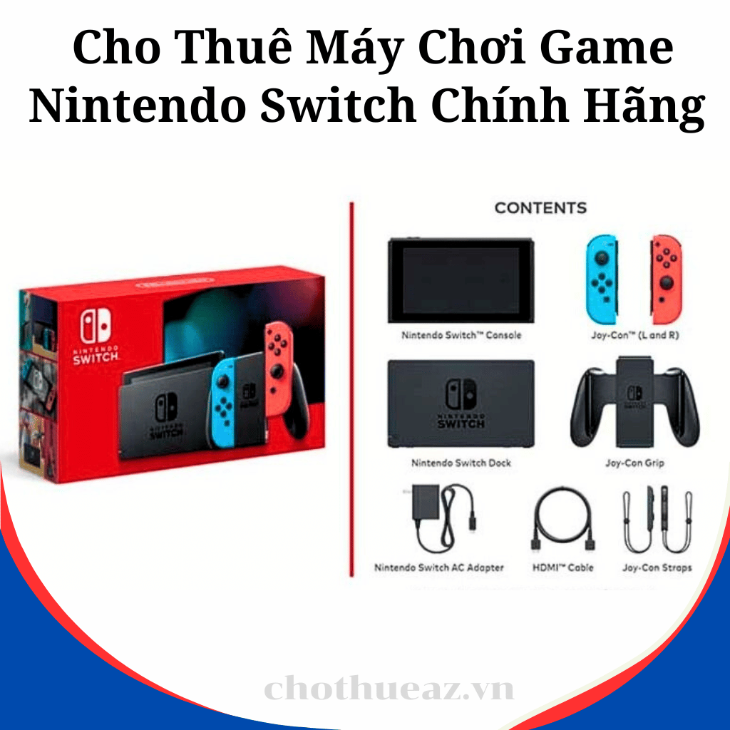 Cho Thuê Máy Chơi Game Nintendo Switch Chính Hãng Tại Hà Nội, Hải Phòng, Hồ Chí Minh- Uy Tín, Chất Lượng Cao, Giá Rẻ