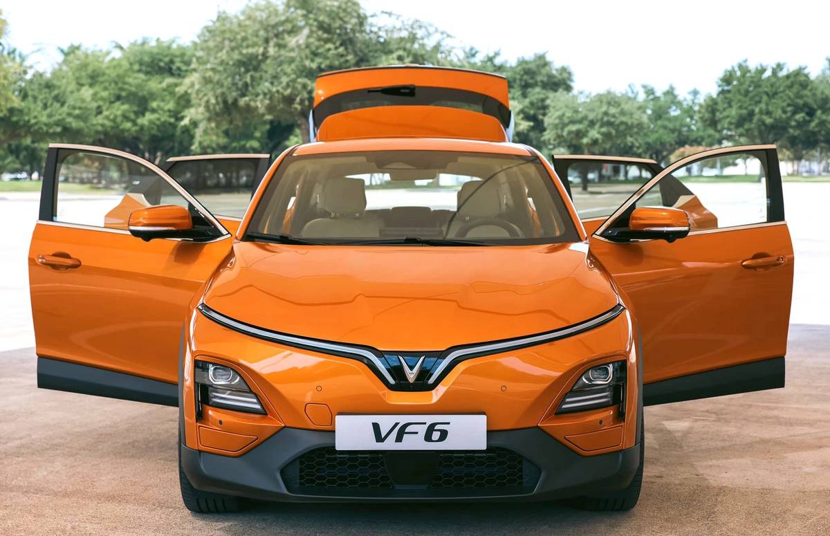 VinFast VF 6 Xe phổ thông tiêu biểu cho gia đình tại BCA 2023