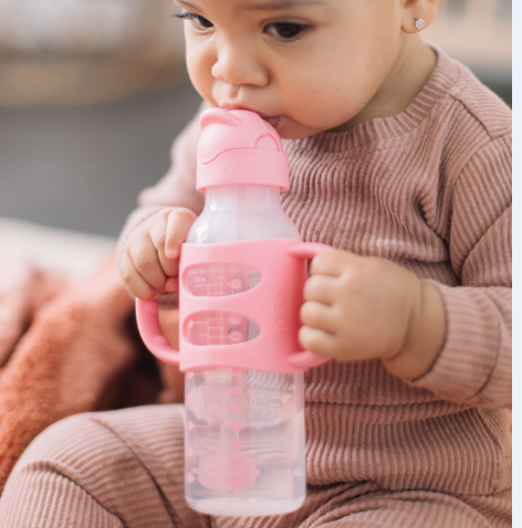 Bình sữa nhựa PP, hai tay cầm và ống hút silicone, cổ thường Dr Brown's 250ml