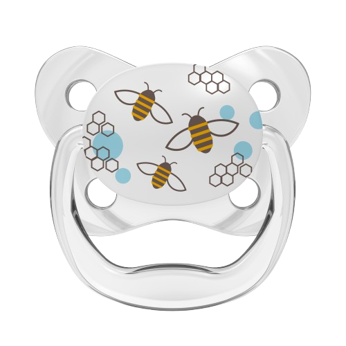 Ty ngậm Prevent Dr Brown's , Level 2 cho trẻ từ 6-18 tháng, hoạ tiết con ong, Mã hàng PV21404-INTLX