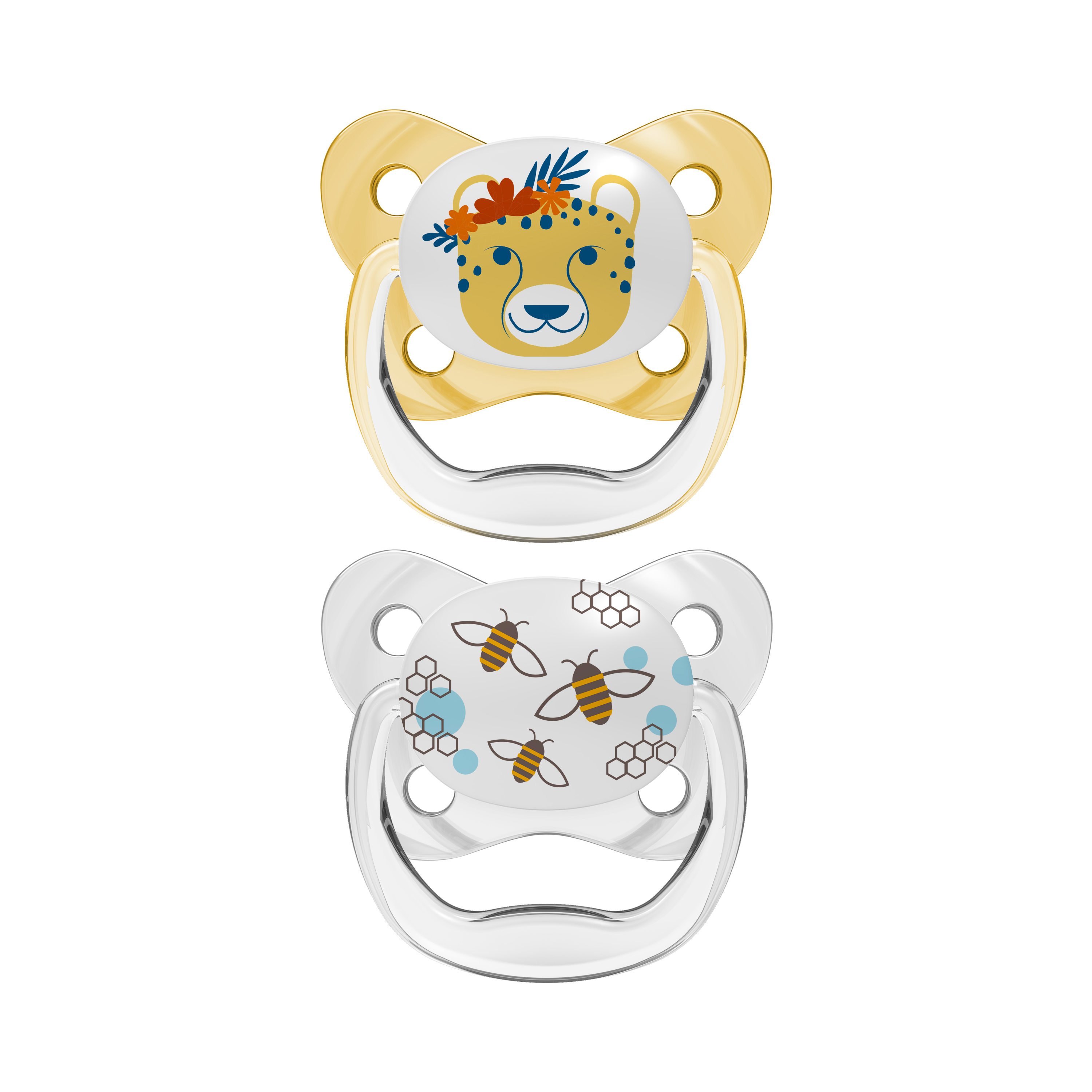 Bộ 2 ty ngậm Prevent Dr.Browns , dành cho bé từ 0-6M, 6-18M