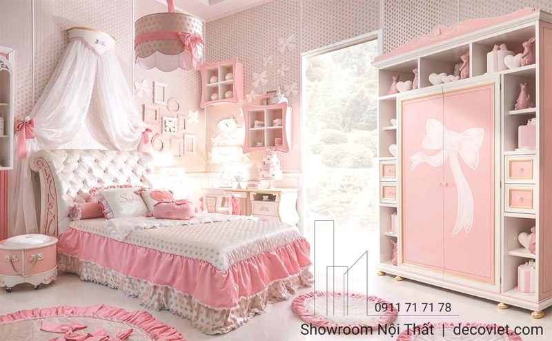 Thiết Kế Nội Thất Phòng Ngủ Cho Bé Siêu Đáng Yêu