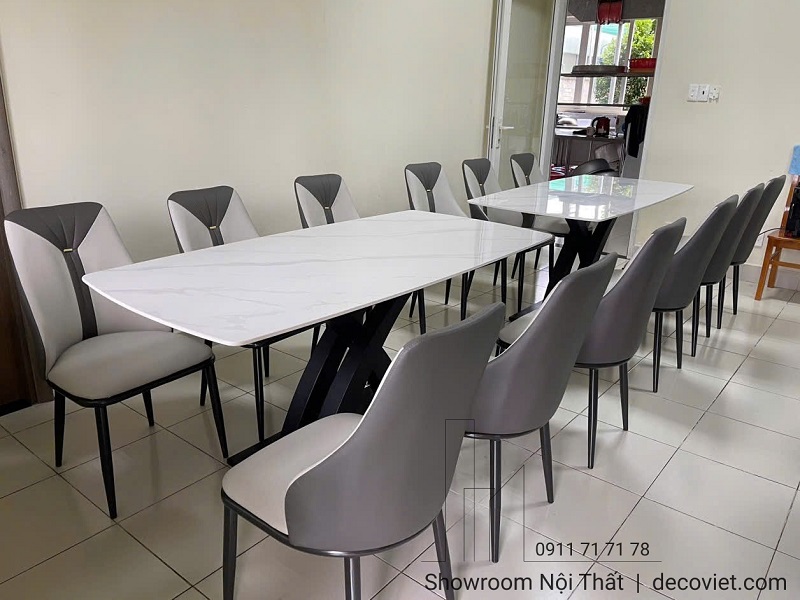 bàn ăn 6 ghế nhỏ gọn phù hợp mọi không gian