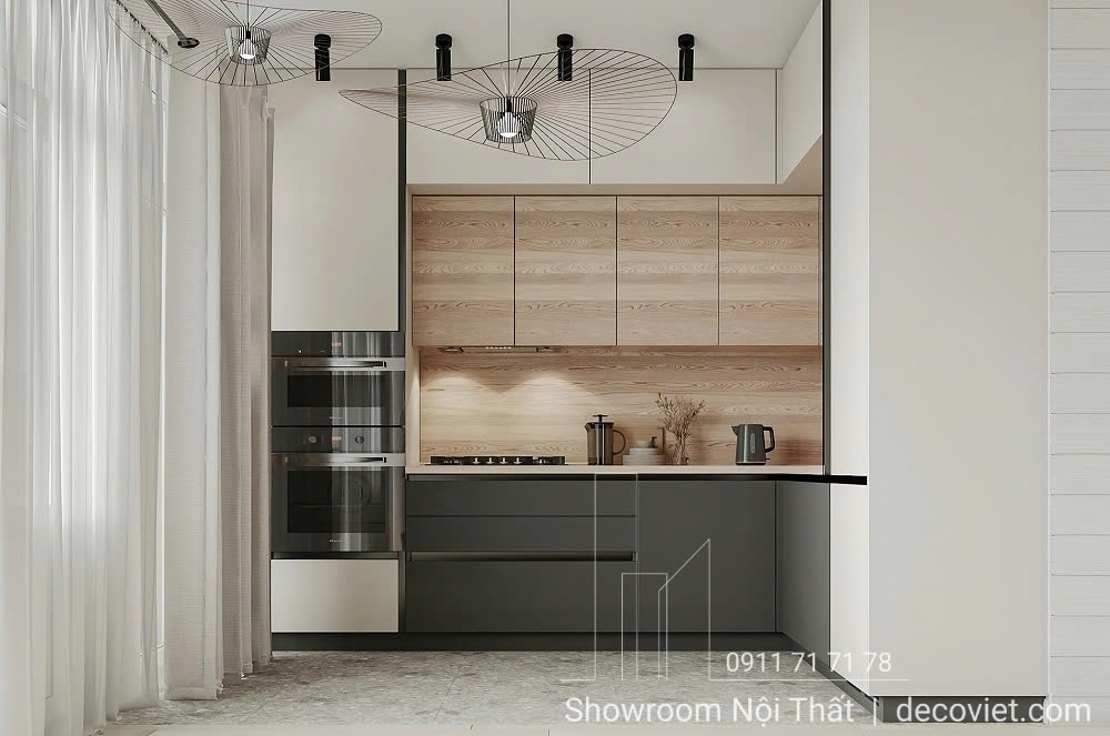 Tủ Bếp Gỗ Công Nghiệp MDF An Cường 