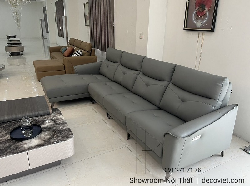 sofa nhập khẩu thiết kế chữ L tối ưu không gian 