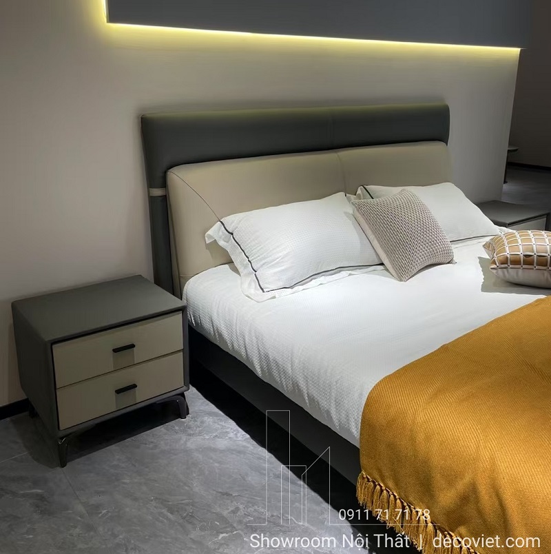 giường ngủ bọc da cao cấp