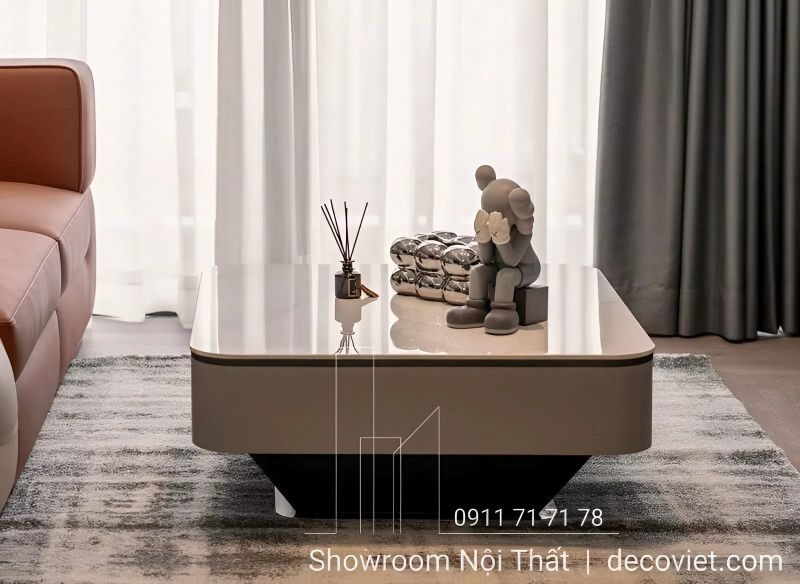 Bàn sofa phòng khách hình vuông 