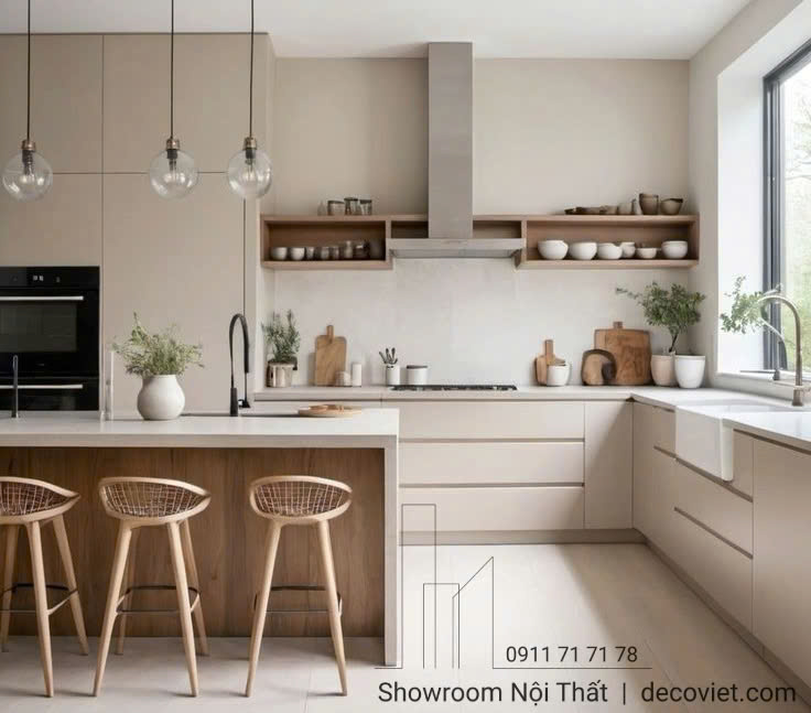 Thiết kế tủ bếp hiện đại 