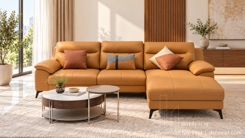 Sofa Da Bò Thật 1210T