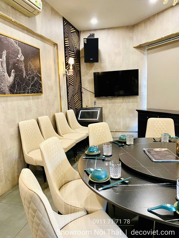 bàn ăn nhà hàng 8 người