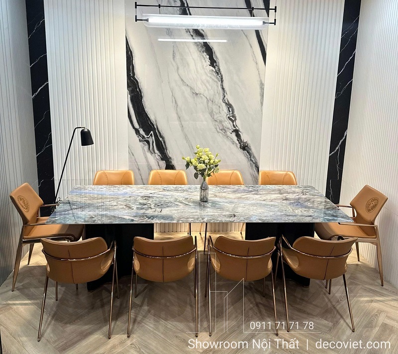 Lựa Chọn Hoàn Hảo Cho Gia Đình Hiện Đại: Bàn Ăn Mặt Đá 6 Ghế Nhập Khẩu
