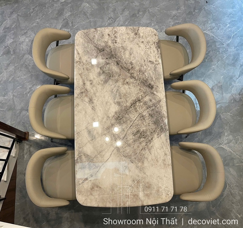 Bàn Ăn 6 Người Mặt Đá Cao Cấp 2723S