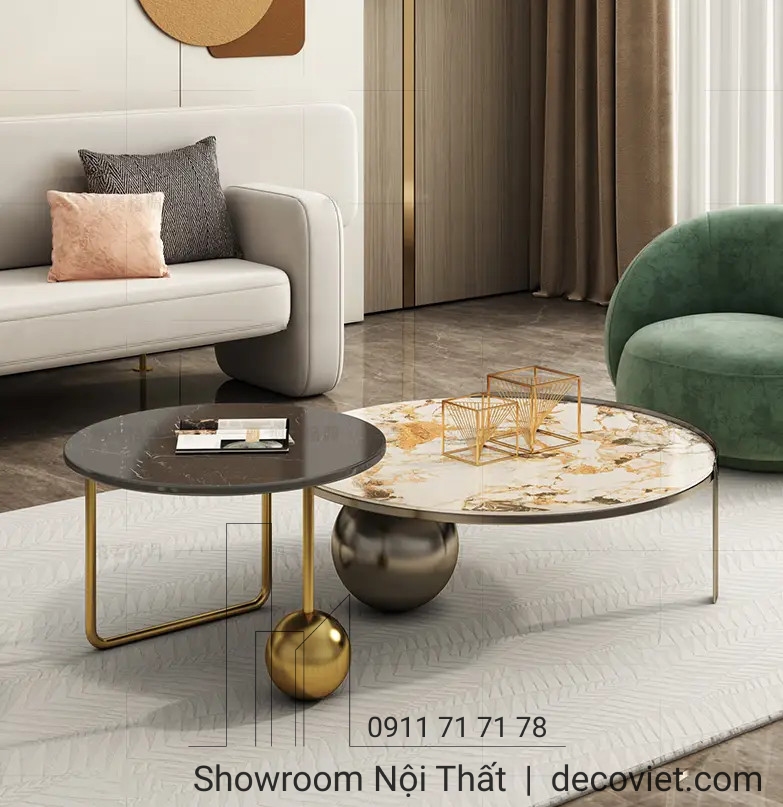 Bàn Sofa Đôi Cao Cấp 