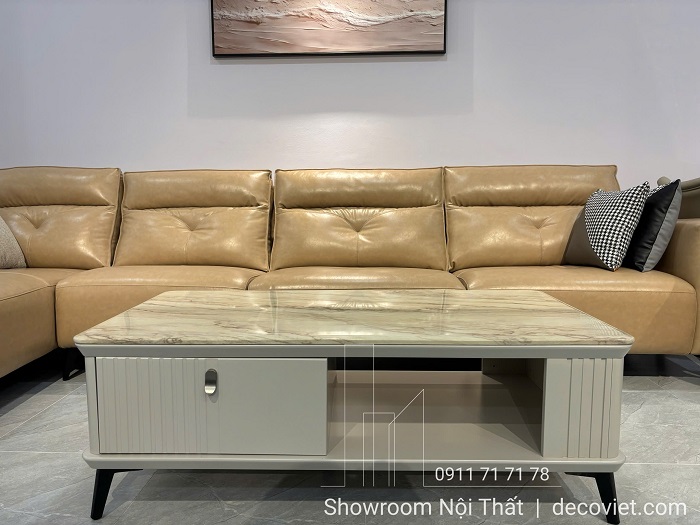 Bàn sofa phòng khách 401S mặt đá vân tự nhiên tinh tế