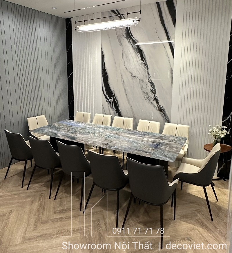 Bàn Ăn 12 Người Mặt Đá Cao Cấp 1566S