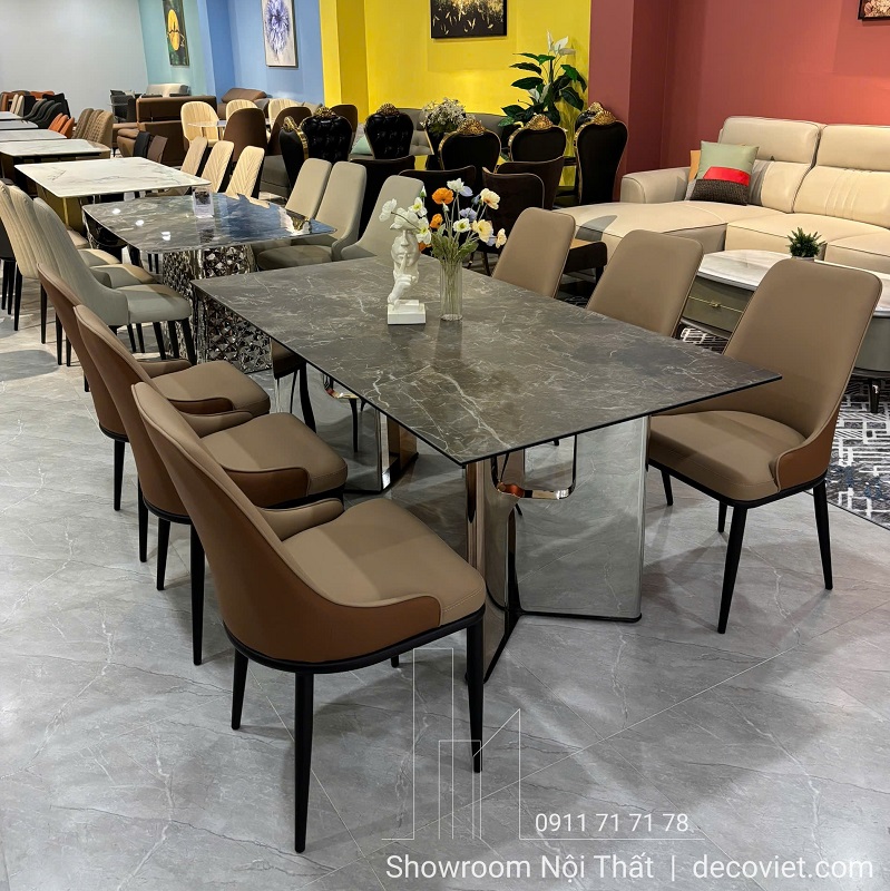 Mẫu bàn ăn mặt đá cao cấp giá rẻ 