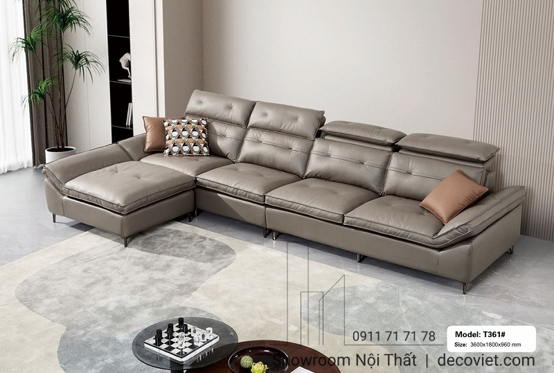 Ghế Sofa Chữ L Nhập Khẩu 1074T