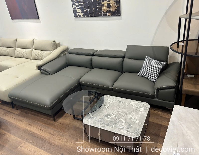 Sofa Da Bò Ý Cao Cấp 