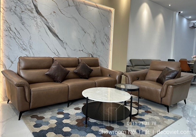 Sofa Da Bò Ý Chỉnh Điện Cao Cấp 669T