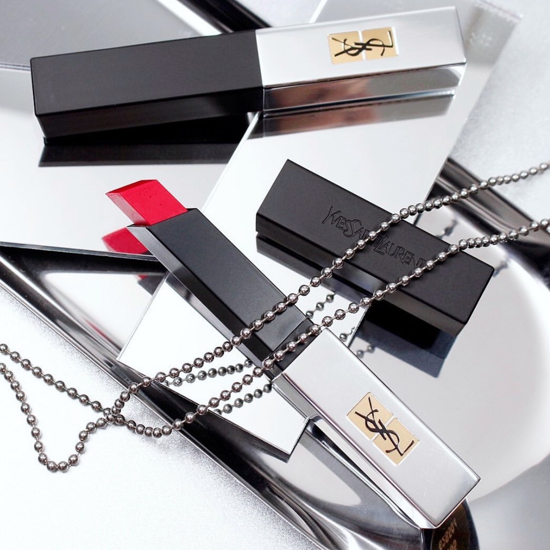 YVES SAINT LAURENT The Slim Sheer Matte 101 Rouge Libre Liberty