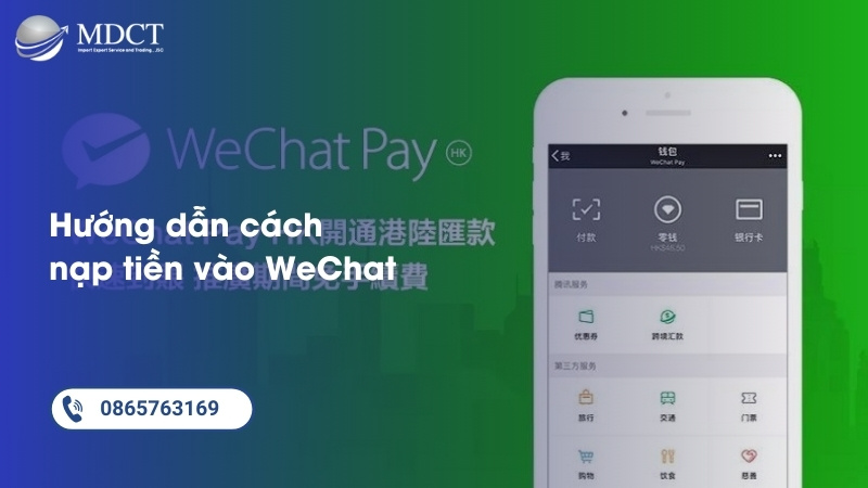 Hướng dẫn cách nạp tiền vào ví WeChat