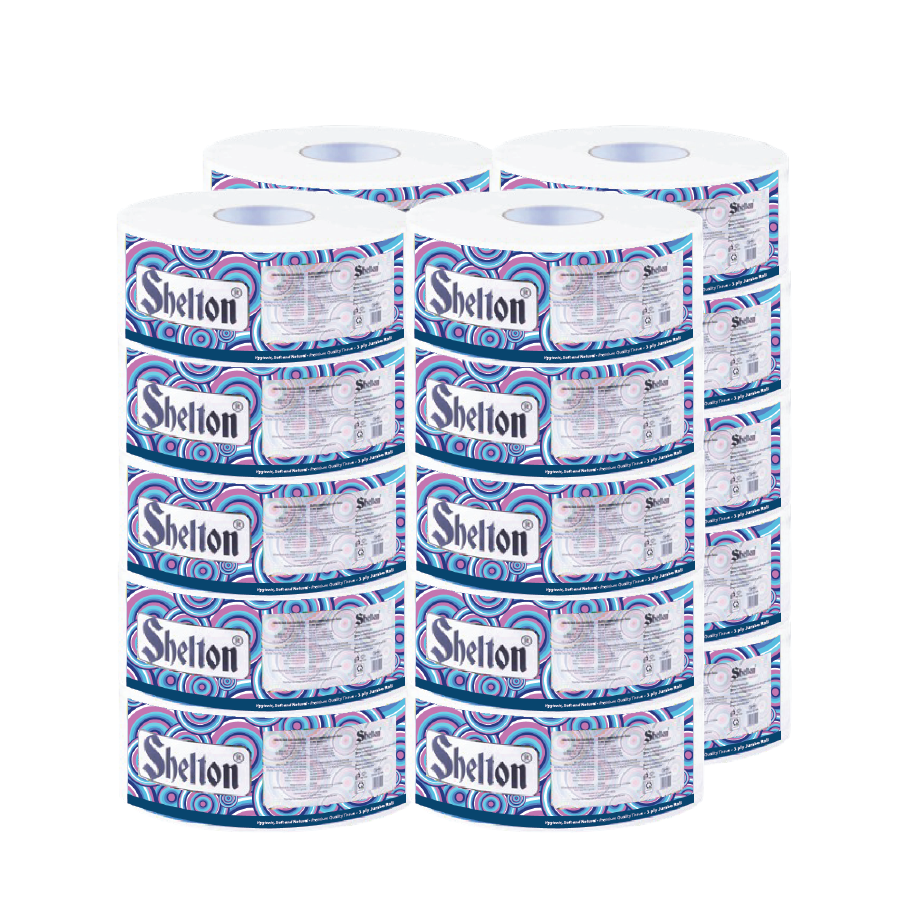 Cuộn công nghiệp Shelton x 3 lớp có màng bọc