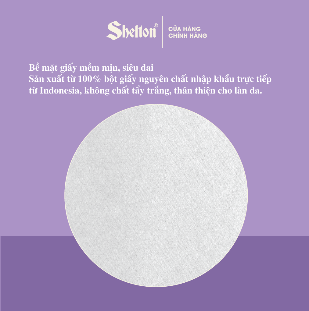 Khăn hộp Shelton Hồng đỏ 180 tờ x 2 lớp