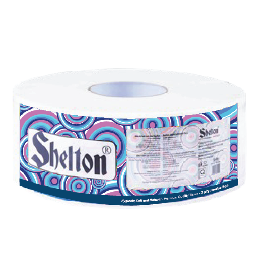 Cuộn công nghiệp Shelton x 3 lớp có màng bọc