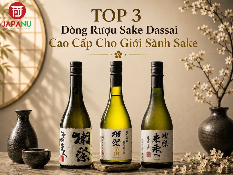 Top 3 Dòng Rượu Sake Dassai Cao Cấp: Tinh Hoa Dành Cho Giới Sành Sake