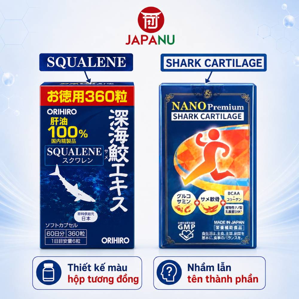 Vì Sao Nhiều Người Nhầm Lẫn Giữa Sụn Cá Mập (Shark Cartilage) Với Dầu Gan Cá Mập Orihiro?
