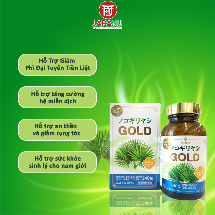 Công Dụng Viên Uống Cọ Lùn Saw Palmetto Gold