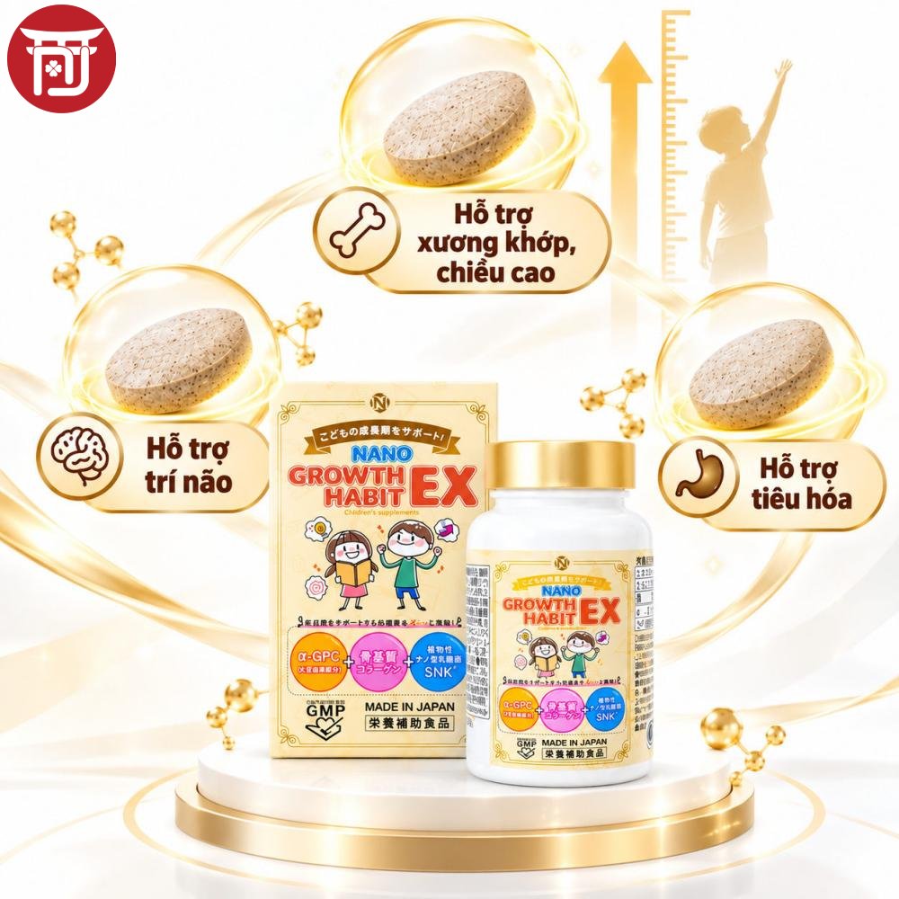 Công dụng viên uống hỗ trợ tăng chiều cao Nano Growth Habit Ex
