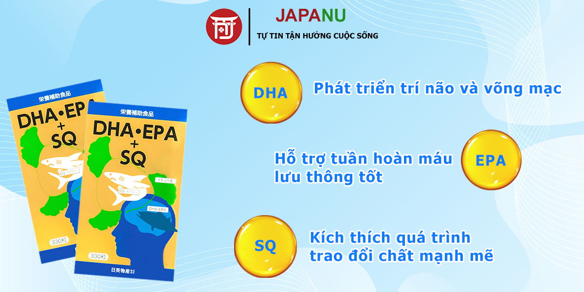 Công Dụng Viên Uống DHA - EPA - SQ 