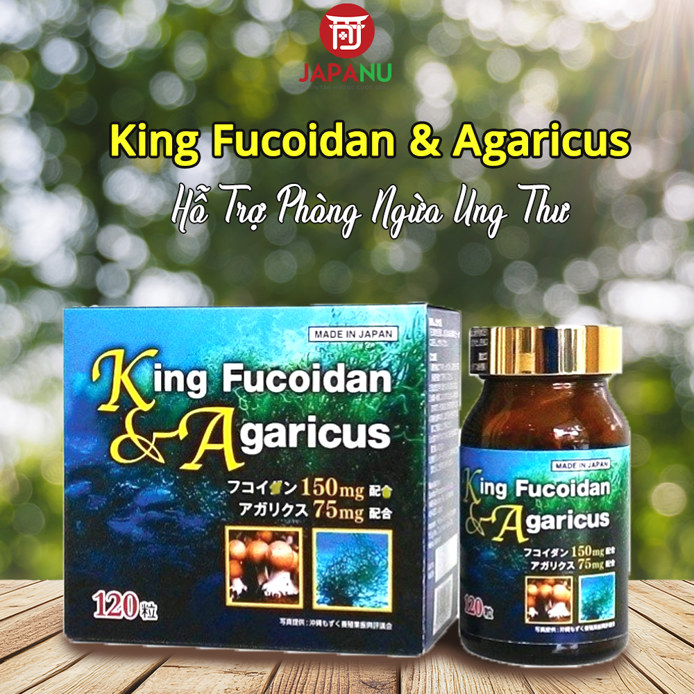 Viên uống King Fucoidan & Agaricus 