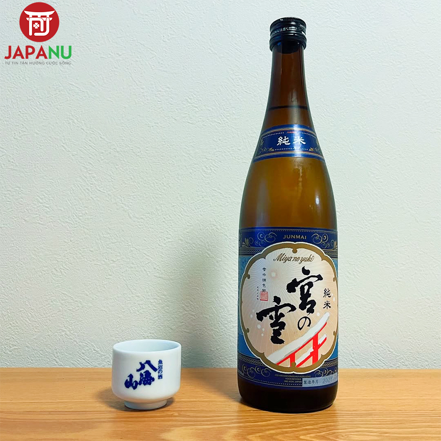 Cách Uống Rượu Sake Nhật Miyanoyuki Junmai ở nhiệt độ phòng