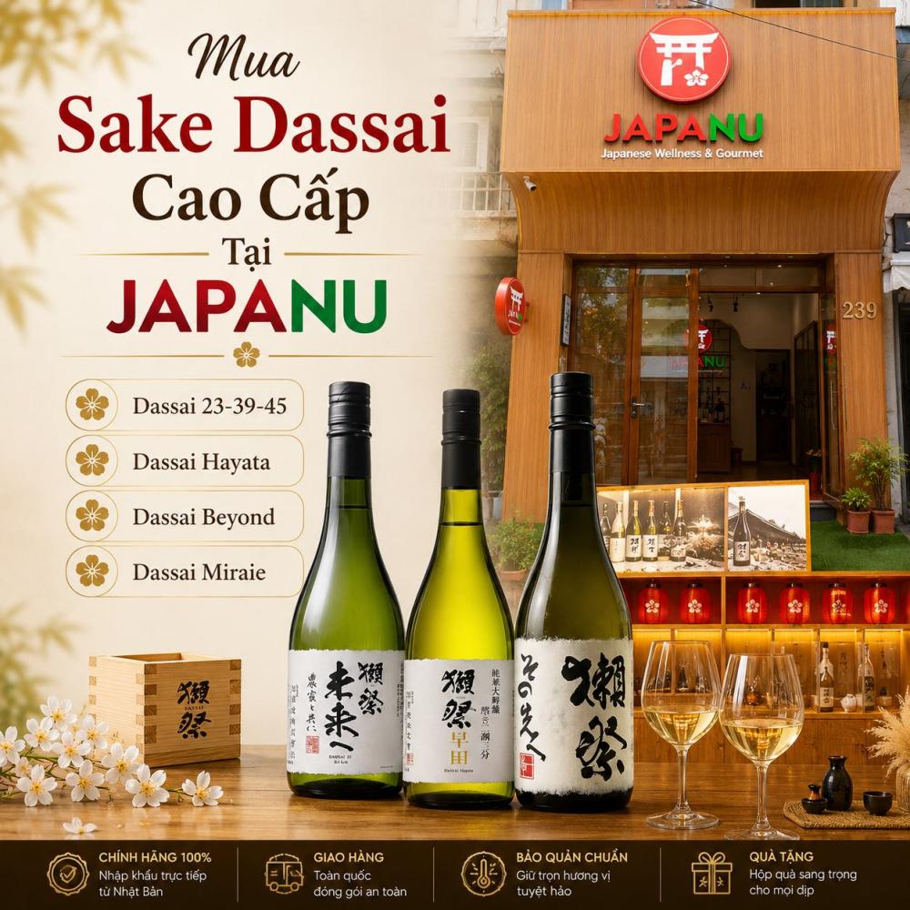 Mua rượu Sake Dassai cao cấp chính hãng tại JAPANU