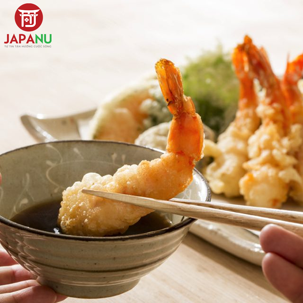 Nước Sốt Tsuyu chấm cùng tempura