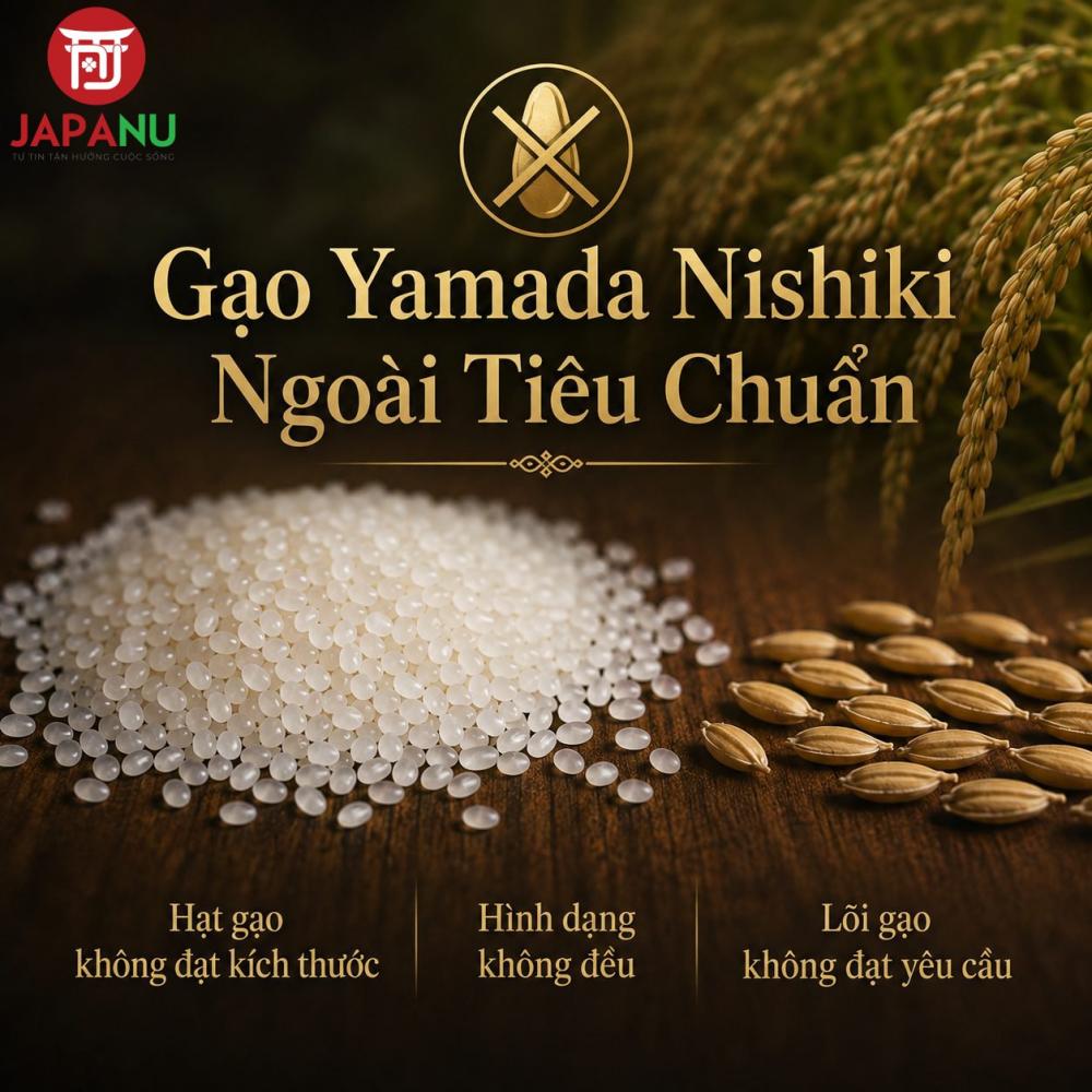 Từ gạo ngoài tiêu chuẩn đến sake đánh bóng 8%