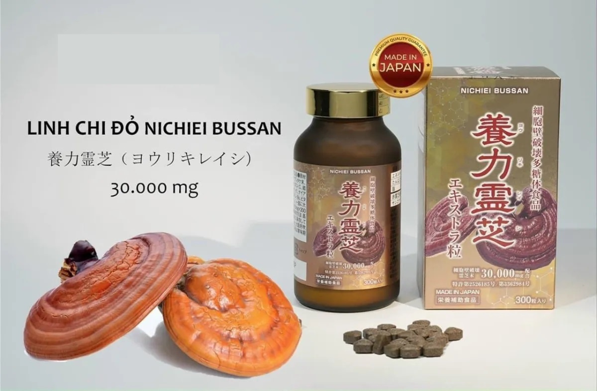 Viên uống Nấm Linh Chi Đỏ Nano Nourishing Reishi