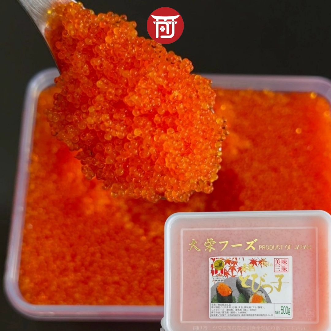 Trứng cá Chuồn Tobiko Nhật Bản - Hộp 500g