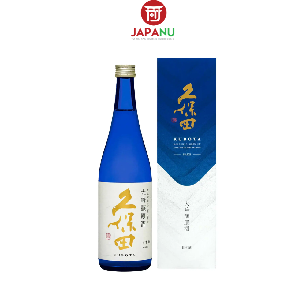 Rượu Sake Kubota Daiginjo Genshu 17% 720ml Nhật Bản