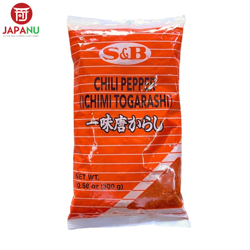 Ớt Bột Ichimi Togarashi S&B 300g Nhật Bản