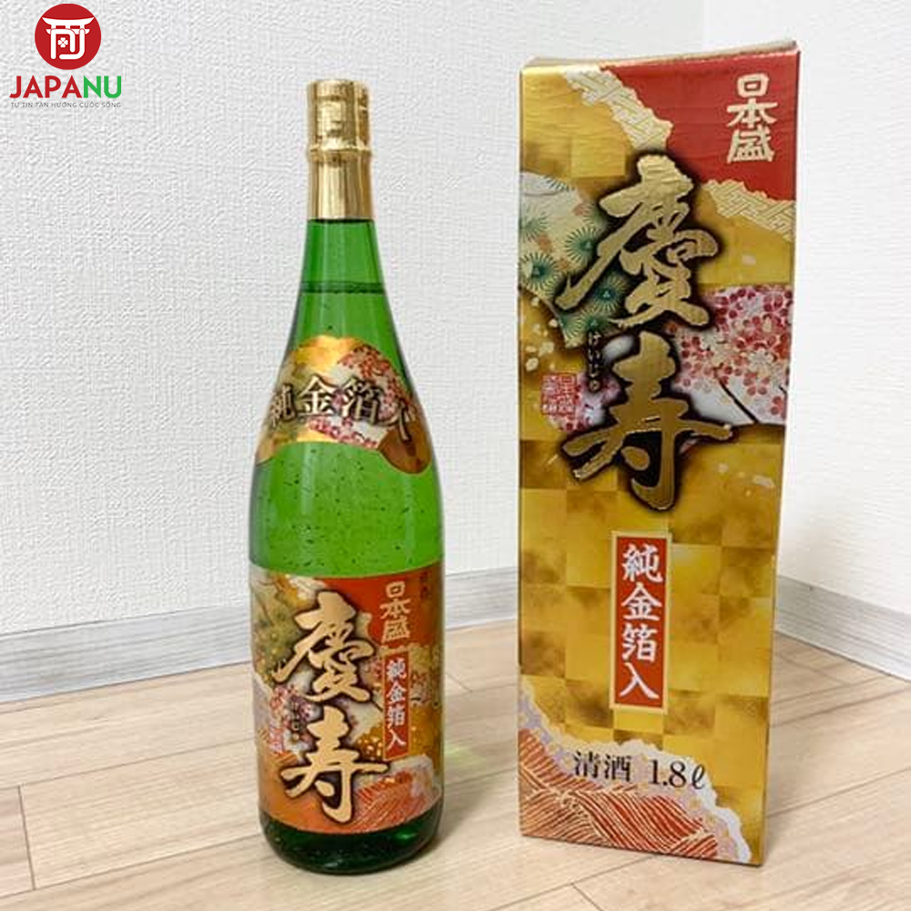 Sake Vảy Vàng Keiju Junkinpakuiri Futsushu phù hợp làm quà tặng