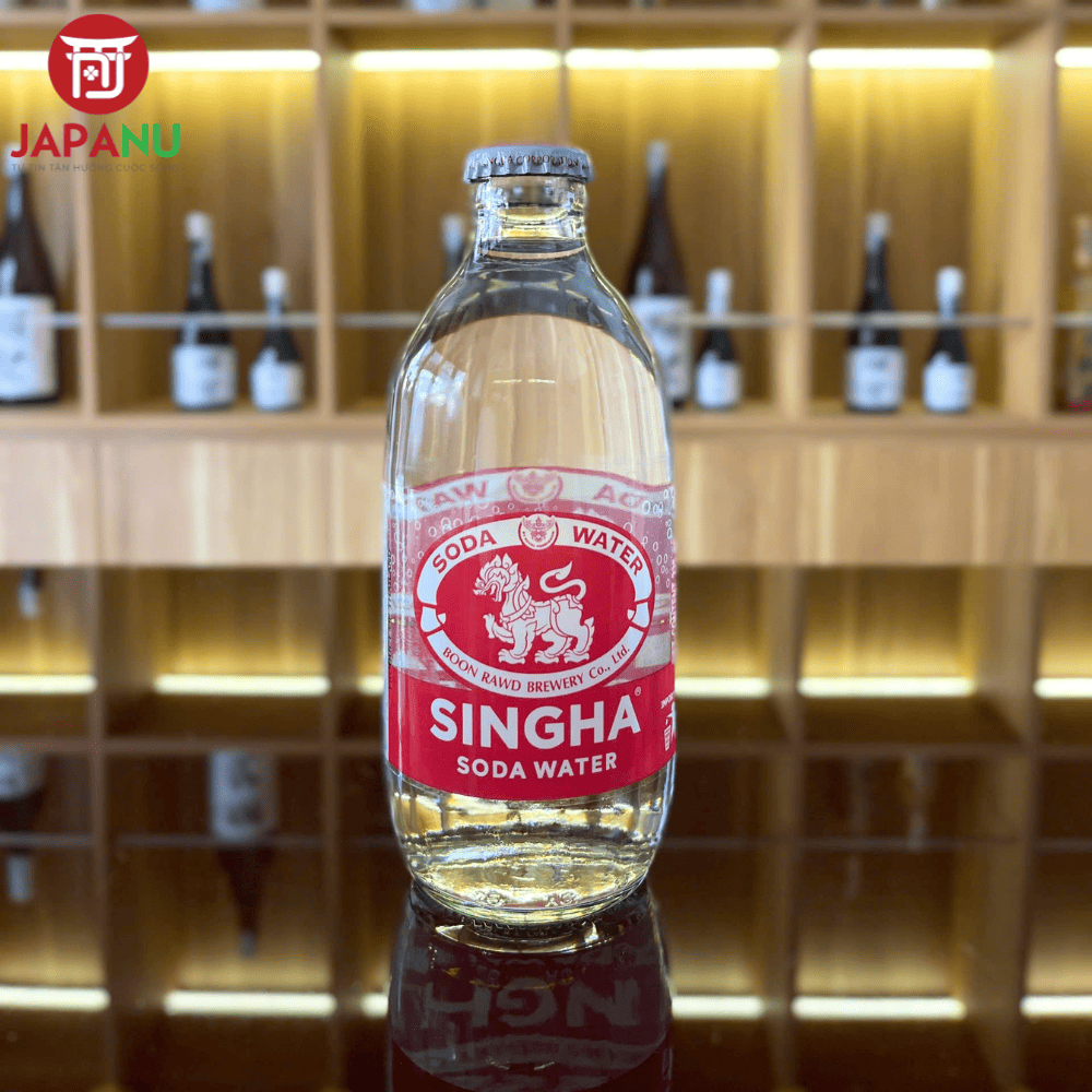 Nước Soda Singha Thái Lan Chai 325ml - Thùng 24 chai