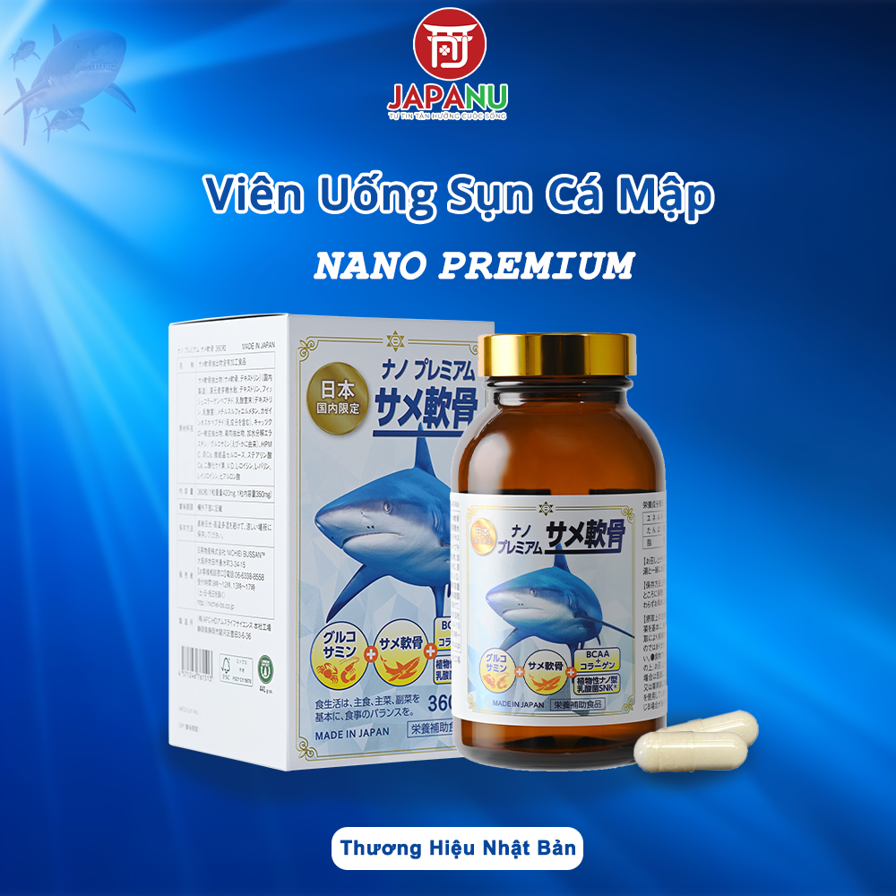 Viên Uống Sụn Cá Mập Nano Premium Nhật Bản Là Gì?